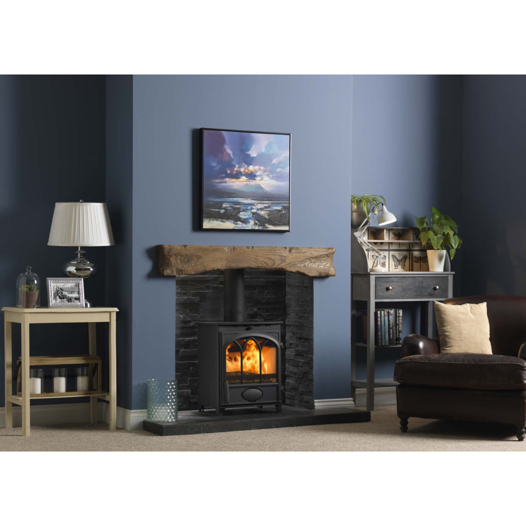 Fireline FT8 MultiFuel Stove Fireplace showroom Victoria House